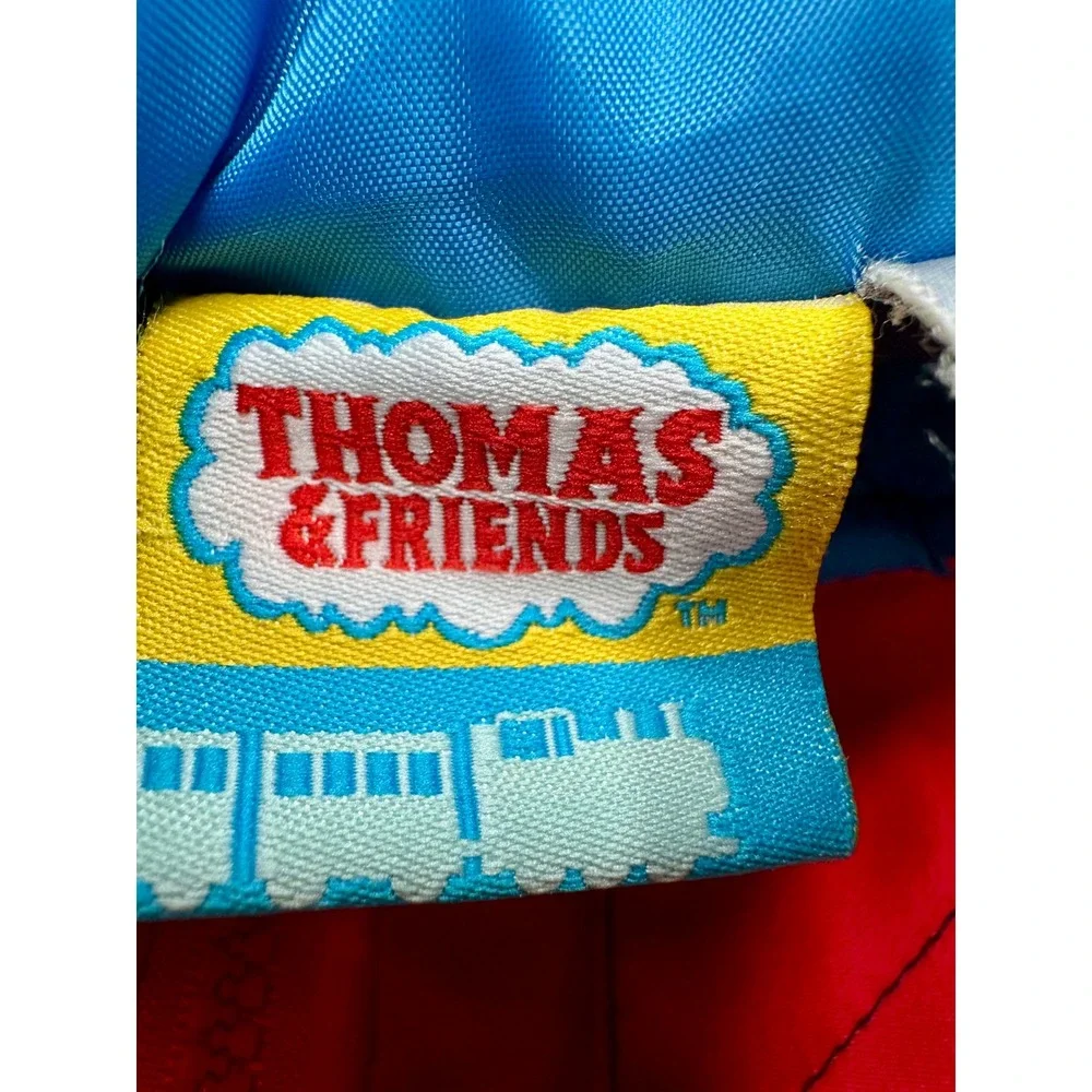 Thomas & Friends Zip Front Red Vest Kids sz 18 Months Vintage Y2K Quilted Retro